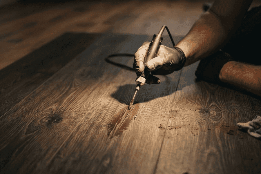 Floor repair by FinishWise